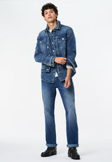 Joe Men's Denim Jacket color INDIGO