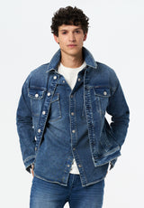 Joe Men's Denim Jacket color INDIGO