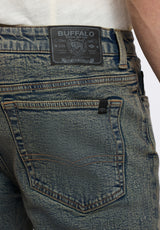 Buffalo David Bitton Relaxed Straight Driven Men's Jeans Color INDIGO