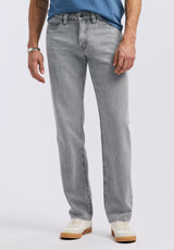 Buffalo David Bitton Relaxed Straight Driven Men's Jeans color GREY