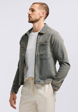 Jett Men's Zip-Front Denim Jacket, Indigo - BM26087