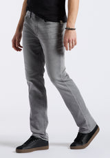 Buffalo David Bitton Straight Six Men's Jeans Color GREY
