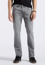 Buffalo David Bitton Straight Six Men's Jeans Color GREY