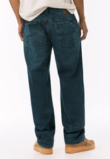 Ruffer Men's Easy Fit Jeans, Contrasted Blue - BM26128