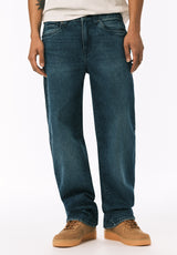 Ruffer Men's Easy Fit Jeans, Contrasted Blue - BM26128