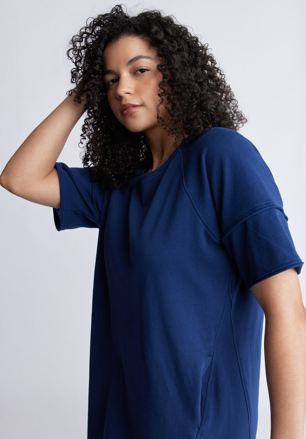 Buffalo David Bitton Delfina Women's T-Shirt Dress, Navy - KD0005S Color NAVY
