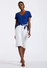 Buffalo David Bitton Moxie Women's Slub Knit V-Neck T-Shirt Color