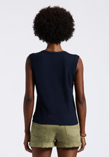 Buffalo David Bitton Elayne Women’s Sleeveless Top Color PEACOAT