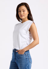Buffalo David Bitton Alanis Women's Sleeveless Top Color WHITE