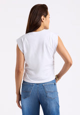 Buffalo David Bitton Alanis Women's Sleeveless Top Color WHITE