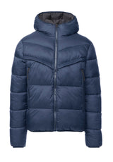 Jerome Navy Men's Hooded Puffer Jacket - OBMEF006