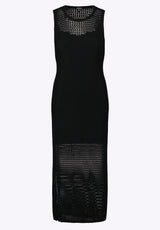 Buffalo David Bitton Bronwen Women's Sleeveless Open-Knit Midi Dress Color