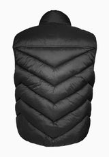 Davies Men's Puffer Vest, Black - OBMEF007