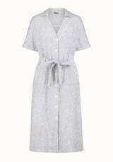 Buffalo Dresses Grey Woven Casual Dresses Midi Dress Classic Collar