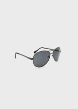 Buffalo David Bitton Aviator Sunglasses With Dark Grey Lens - B0001SDGN Color GUNMETAL