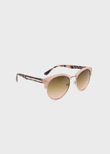 Buffalo David Bitton Matte Blush Clubmaster Sunglasses - B5001SPNK Color BLUSH