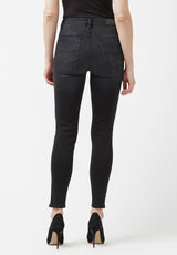 High Rise Skinny Skylar Women's Jeans in Carbon Black - BL15664