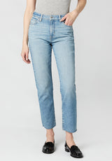 Buffalo David Bitton STRAIGHT JAYDEN High Rise Vintage Wash Jeans - BL15792 Color INDIGO