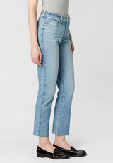 Buffalo David Bitton STRAIGHT JAYDEN High Rise Vintage Wash Jeans - BL15792 Color INDIGO