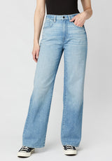 Buffalo David Bitton WIDE LEG ADDIE High Rise Acid Jeans - BL15793 Color INDIGO