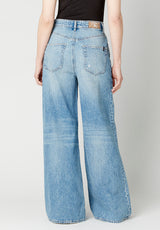 Buffalo David Bitton High Rise Super Wide Leg ALICE Jeans - BL15823 Color INDIGO