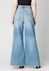 Buffalo David Bitton High Rise Super Wide Leg ALICE Jeans - BL15823 Color INDIGO