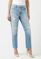 Buffalo David Bitton Relaxed Boyfriend Madison Dahlia Jeans - BL15871 Color INDIGO