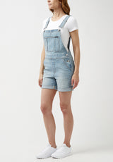 Buffalo David Bitton Holly Vintage Overalls Shorts - BL15881 Color INDIGO