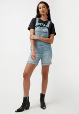Buffalo David Bitton Holly Vintage Overalls Shorts - BL15881