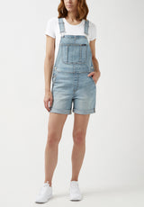 Buffalo David Bitton Holly Vintage Overalls Shorts - BL15881 Color INDIGO