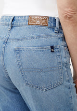 Buffalo David Bitton Margot Mom Broken In Jeans - BL15903 Color INDIGO