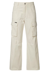 Buffalo David Bitton Low Rise Straight Gia Beige Cargo Pants - BL15915 Color TURTLEDOVE
