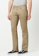 Straight Six Men's Twill Pants in Tan - BM16083