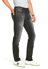 Buffalo David Bitton SLIM ASH JEANS - BM22597 COLOR BLACK