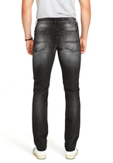 Buffalo David Bitton SLIM ASH JEANS - BM22597 COLOR BLACK