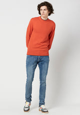 Buffalo David Bitton Merino Wool Wiquip Sweater - BM23686 Color REDWOOD