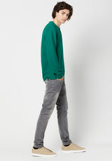 Buffalo David Bitton Wamill Cotton Henley - BM23691 Color ULTRA GREEN