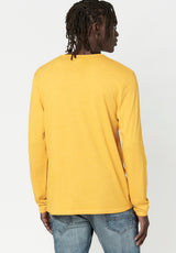 Buffalo David Bitton Faded Kaduk Henley Shirt - BM23795 Color SCOTCH