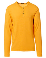 Buffalo David Bitton Faded Kaduk Henley Shirt - BM23795 Color SCOTCH