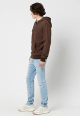 Buffalo David Bitton Fleece & Sherpa Fasox Hoodie - BM23800 Color CHOCOLATE