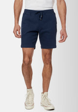 Buffalo David Bitton Higgers Cotton Twill Blend Navy Shorts - BM23934 Color WHALE