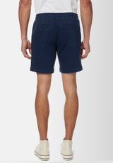 Buffalo David Bitton Higgers Cotton Twill Blend Navy Shorts - BM23934 Color WHALE