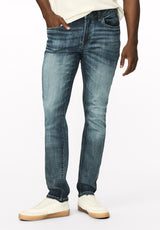 Max Men's Skinny Jeans, Whiskered and Contrasted - BM22590