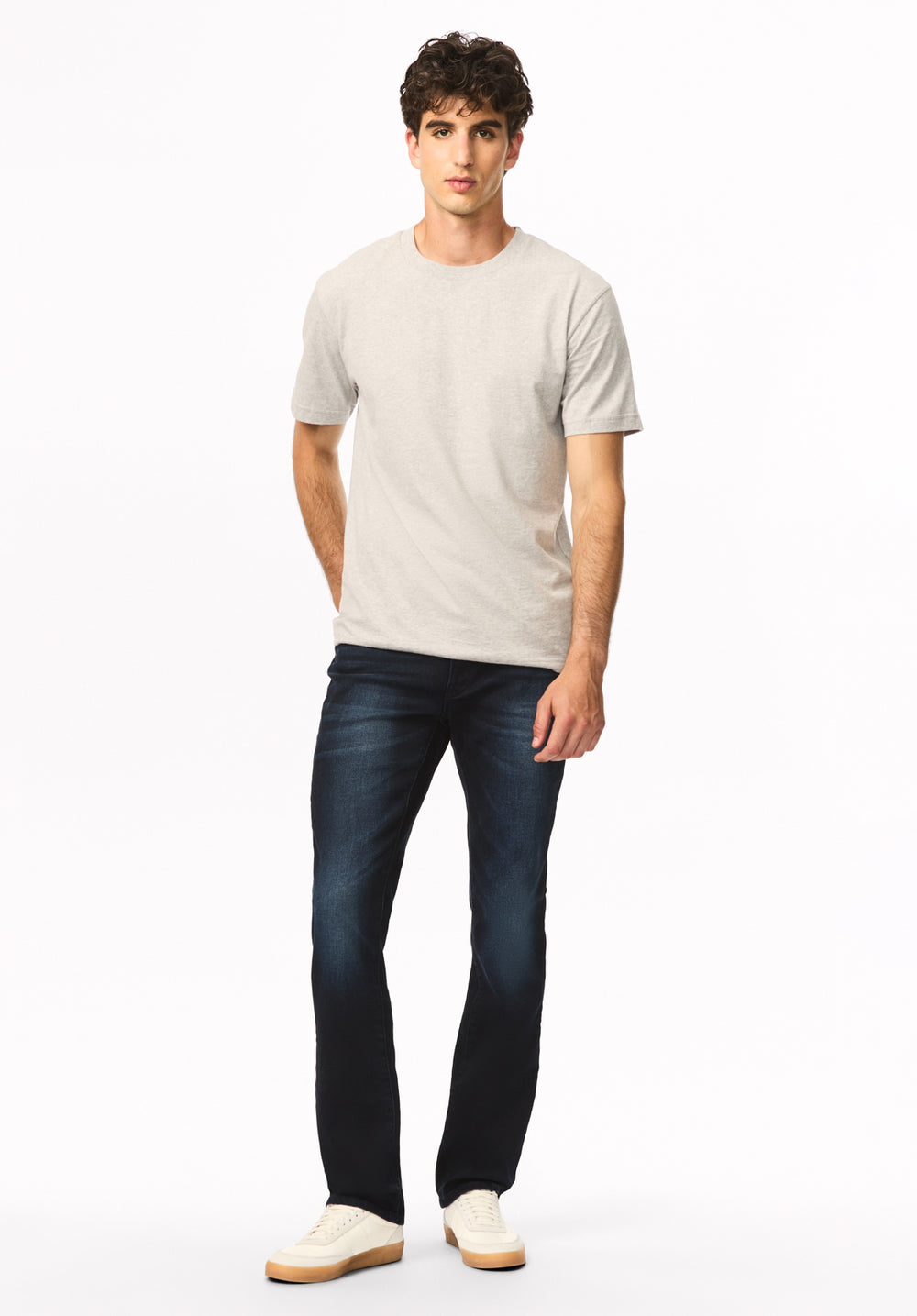 Ash Men's Slim Freedom Flex Jeans, Sanded and Distressed – Buffalo
