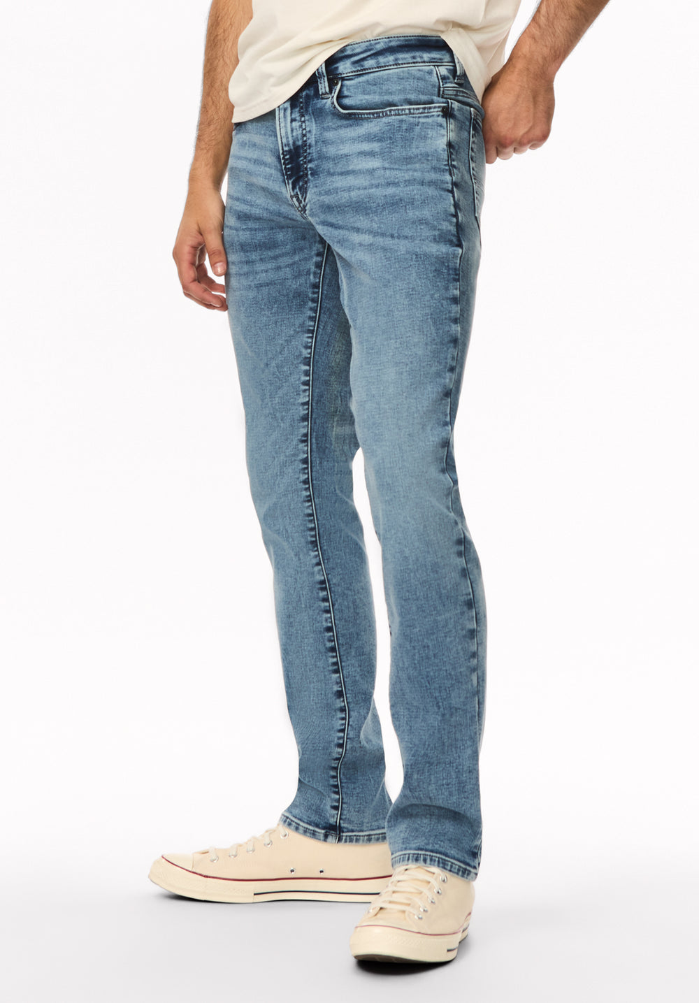 Ash Men's Slim Freedom Flex Jeans, Sanded Wash – Buffalo Jeans