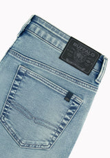 Six Men's Straight Freedom Flex Jeans, Sanded Wash - BM22998