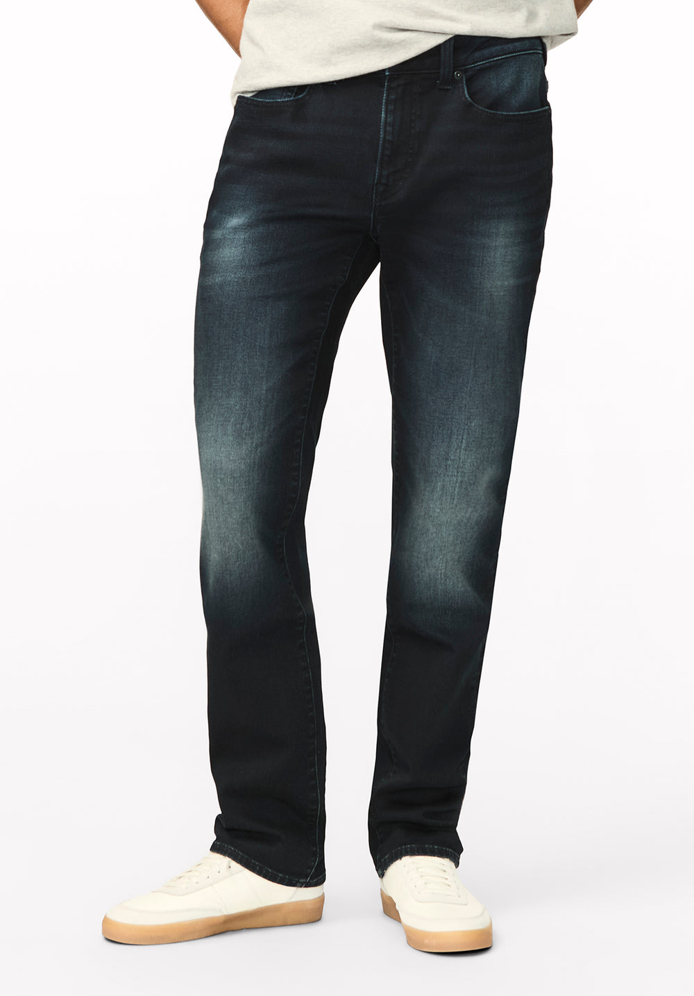 Six Men's Straight Freedom Flex Jeans, Dark and Sanded – Buffalo Jeans
