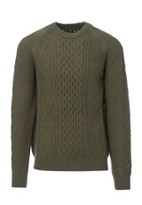 Wiloss Men’s Sweater in Olive Green - BM24153