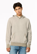 Wanto Men's Striped Sweater Hoodie, Ardent - BM24905