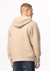 Waolo Men's Geometric Pattern Sweater Fleece Hoodie, Tuffet - BM24918
